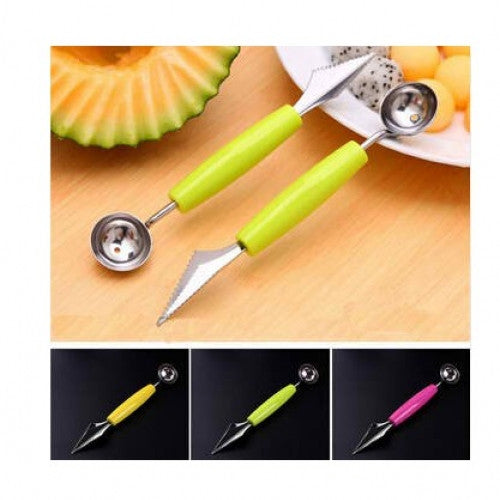 Multi Function Stainless Steel Fruit Baller Carving Knife